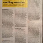 Parents Magazine Creating Memories