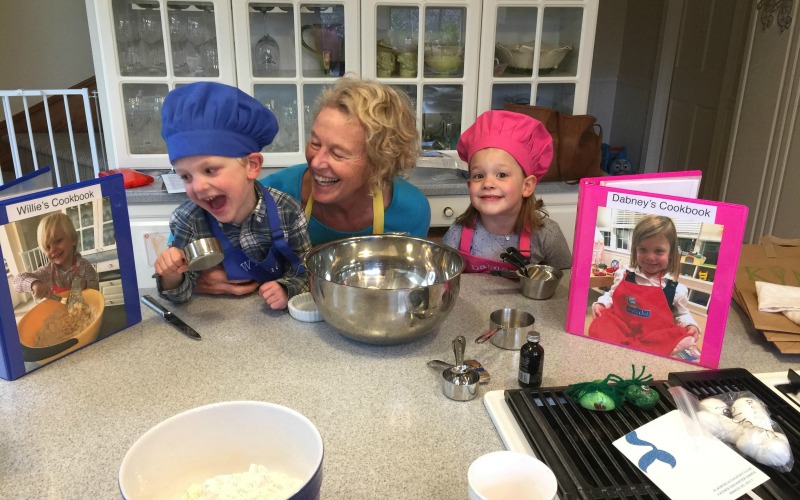 children cooking